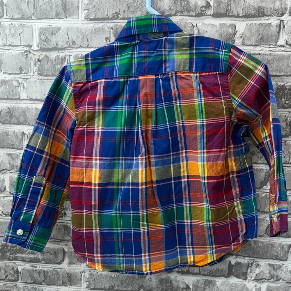 Baby Boy's Ralph‎ Lauren Colorful Plaid Shirt